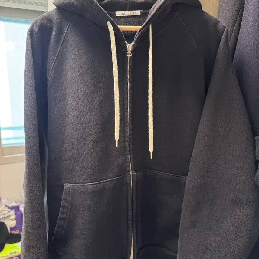 [BUNJANG] Artifacts Heavy Sweat Set Black / 아티팩츠 헤비 스웻셋업 블랙