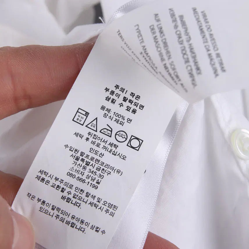 [SOLD OUT] (여성) 폴로 랄프로렌 폴로 모노그램 블루종 슬리브 셔츠