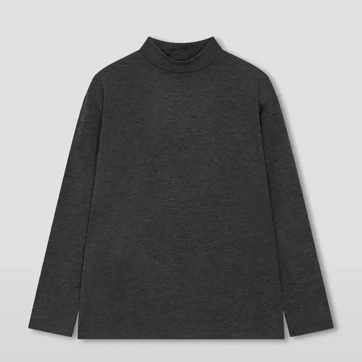 [BUNJANG] Work On Body Off Semi Oversized Mock Neck Knit / 워크온바디오프 세미 오버핏 모크넥 니트