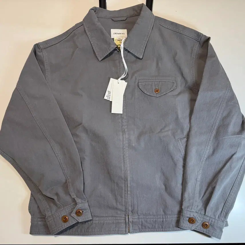 [BUNJANG] Kakis Washed Swing Jacket (Gray) - M Size / (새상품, M) 카키스 워시드 스윙자켓 그레이