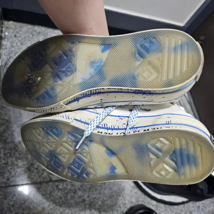 [BUNJANG] ADERERROR Converse Chuck 70 High White Sneakers / 컨버스 아더에러 척 70 하이 화이트 280