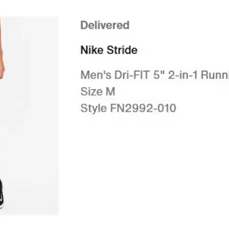 [BUNJANG] Nike Dry-FIT Running Shorts (Black) / 나이키 러닝 반바지 검정색