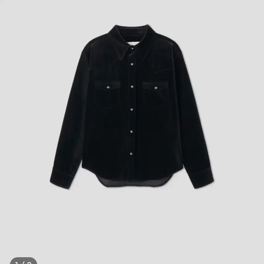 [BUNJANG] Park2 Velvet Western Shirt / 파크투 벨벳 웨스턴 셔츠