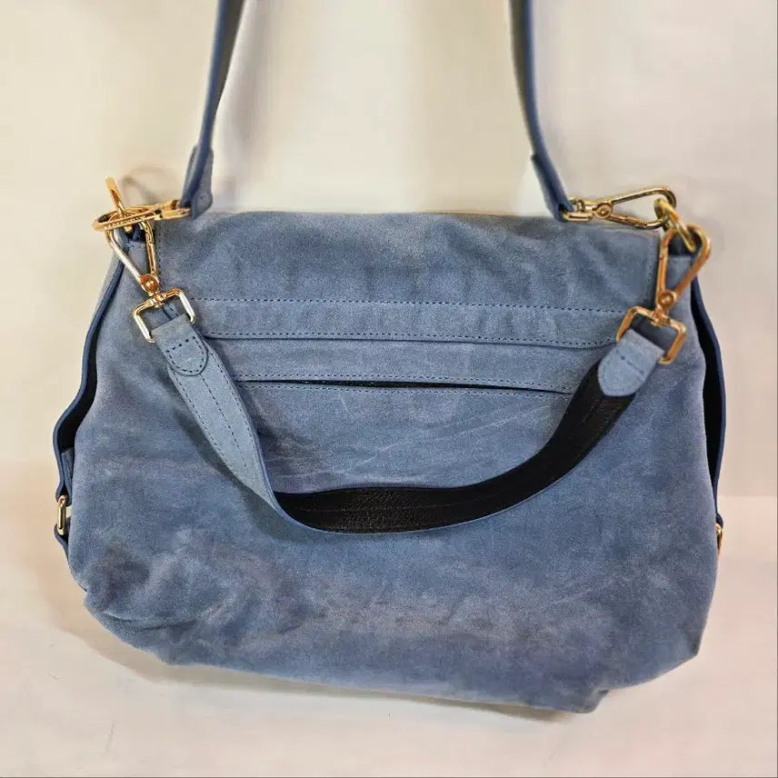 [BUNJANG] Coccinelle Crossbody/Tote Bag - Sky Blue with Gold Hardware / 코치넬레 크로스및토트백 하늘색 골드장식 23111