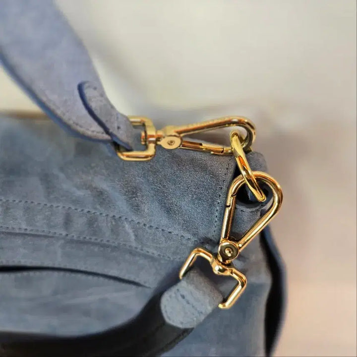[BUNJANG] Coccinelle Crossbody/Tote Bag - Sky Blue with Gold Hardware / 코치넬레 크로스및토트백 하늘색 골드장식 23111