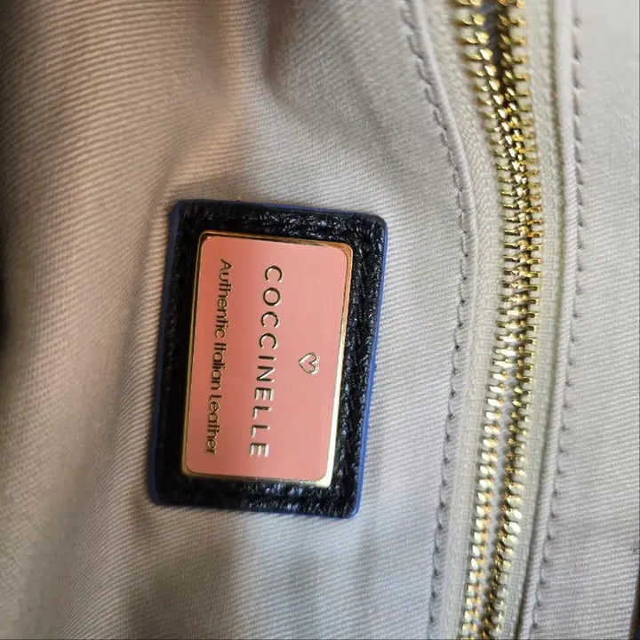 [BUNJANG] Coccinelle Crossbody/Tote Bag - Sky Blue with Gold Hardware / 코치넬레 크로스및토트백 하늘색 골드장식 23111