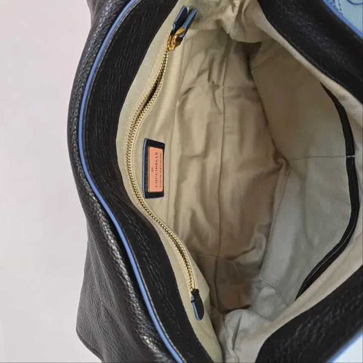 [BUNJANG] Coccinelle Crossbody/Tote Bag - Sky Blue with Gold Hardware / 코치넬레 크로스및토트백 하늘색 골드장식 23111
