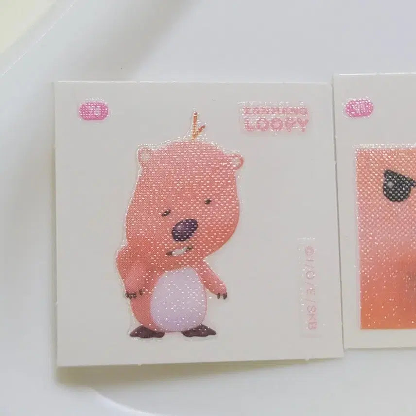 [BUNJANG] Zanmang Loopy Sticker Set / 잔망루피 띠부씰 3종 일괄 (76번,91번,39번)