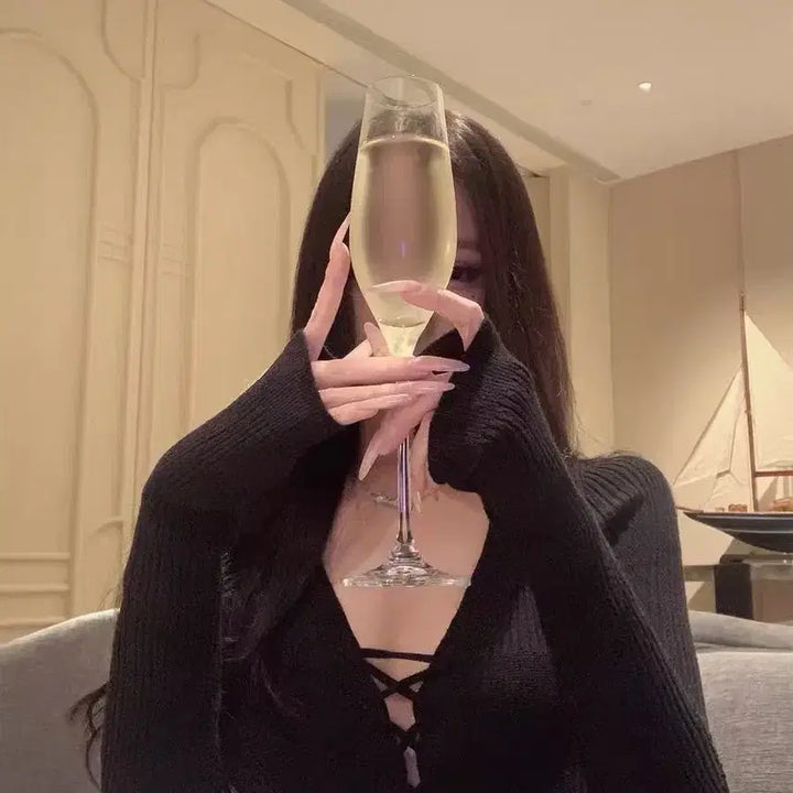 [BUNJANG] Ablie - Knit Long Dress / 끈스트랩 아일렛 니트롱원피스 슬림핏 골지 여친룩 에이블리 섹시한