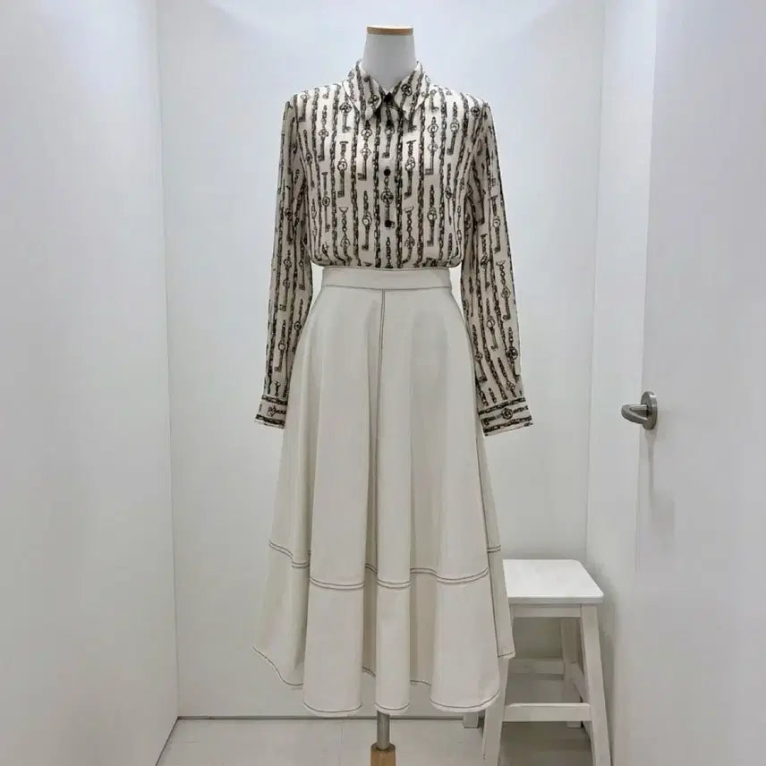 [BUNJANG] Louis Vuitton Silk Chain Shirt / 루이비통 체인 실크 셔츠