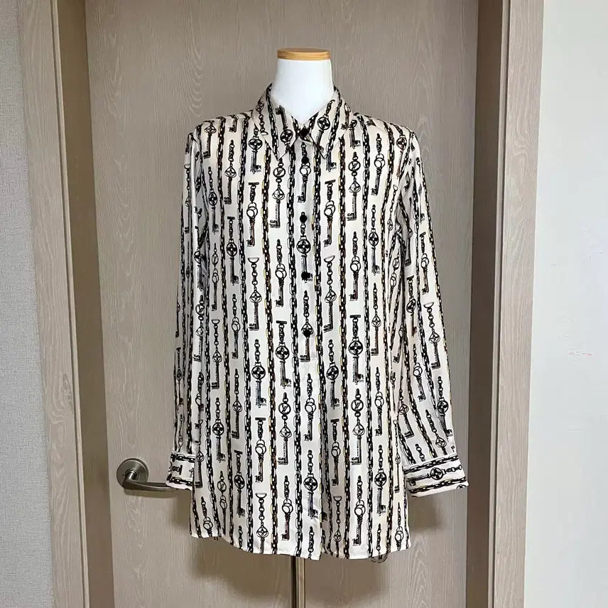 [BUNJANG] Louis Vuitton Silk Chain Shirt / 루이비통 체인 실크 셔츠