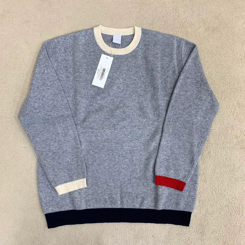 [BUNJANG] Itter Cash Blended Wool Round Knit Sweater / 잇터 캐시 블렌디드 울 라운드 니트(L/그레이) 울니트 스웨터