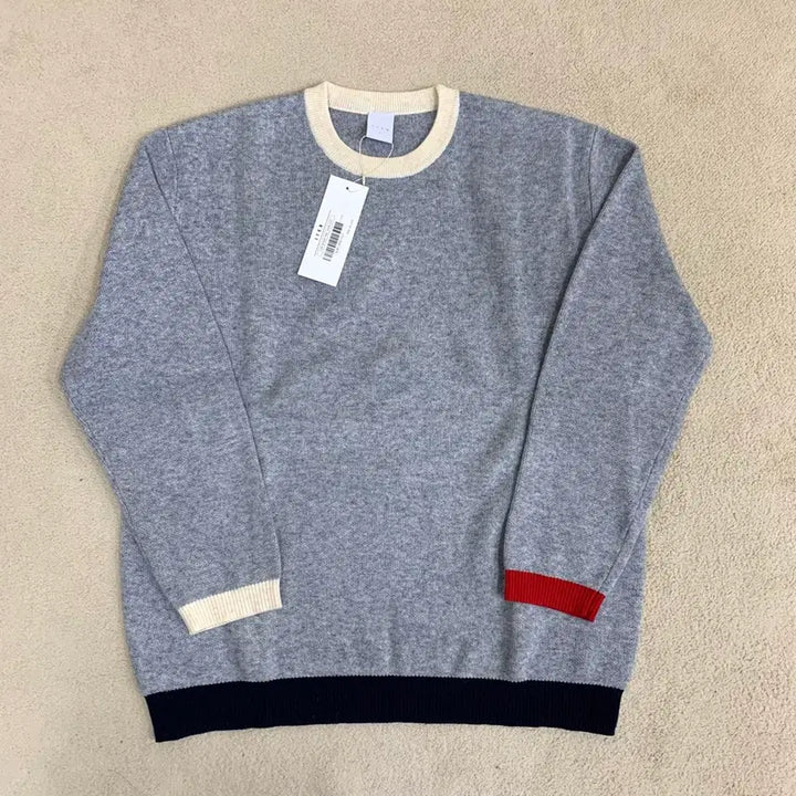 [BUNJANG] Itter Cash Blended Wool Round Knit Sweater / 잇터 캐시 블렌디드 울 라운드 니트(L/그레이) 울니트 스웨터