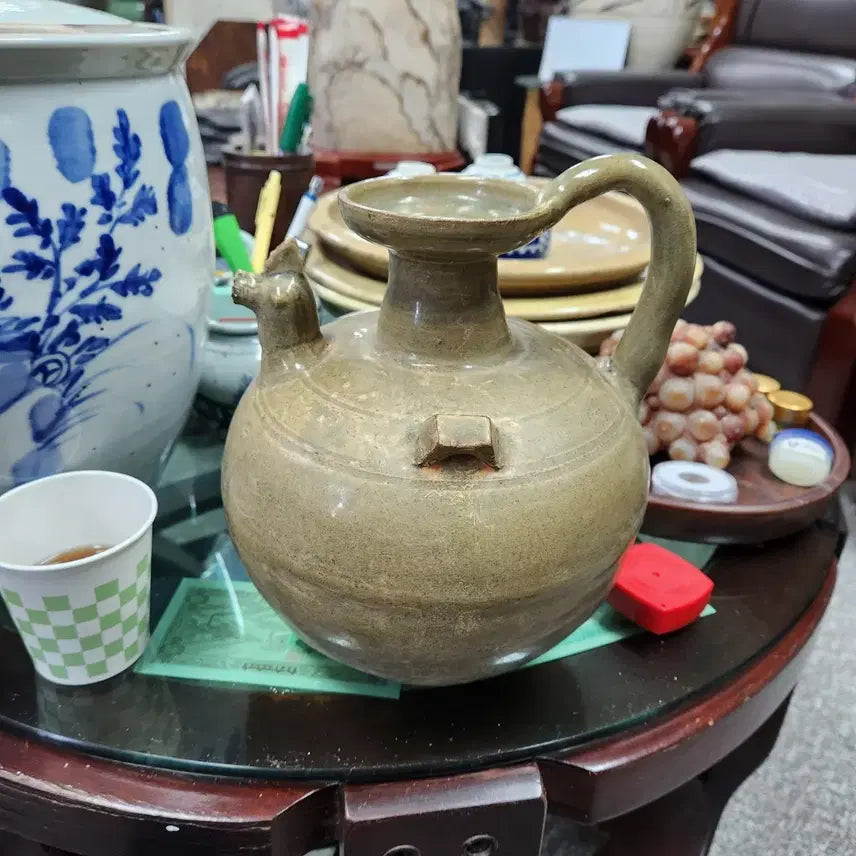 [BUNJANG] Celadon Water Dropper / 청자 계수형 주전자