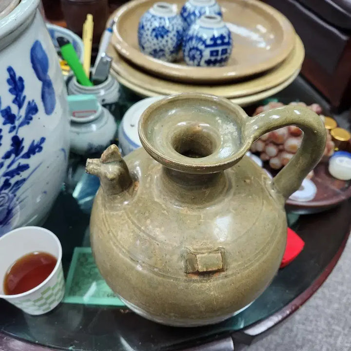 [BUNJANG] Celadon Water Dropper / 청자 계수형 주전자