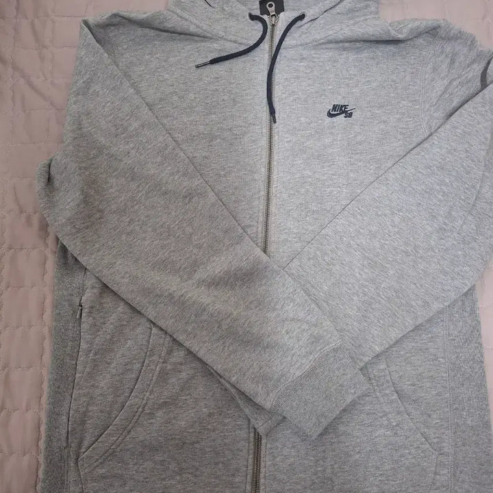 [BUNJANG] Nike SB Grey Hoodie / 나이키 SB 회색 후드집업(100)