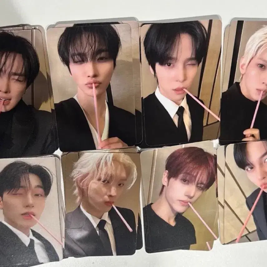 에이티즈 애플뮤직 럭드 세트 8장 골든아워