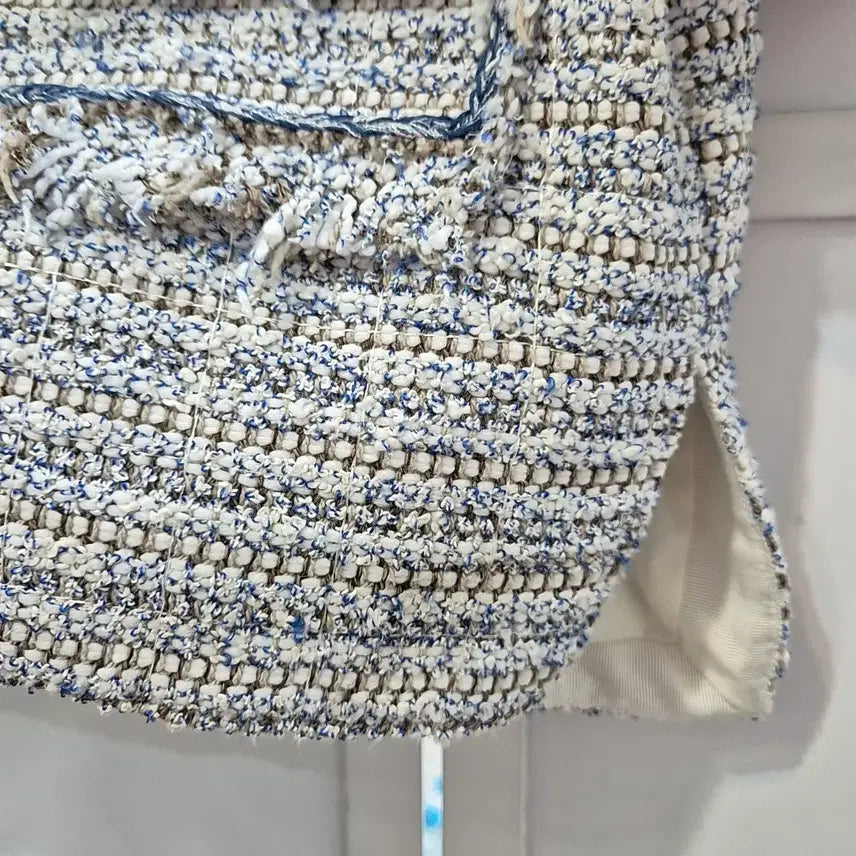 [BUNJANG] Time Tweed Jacket / 타임 반팔 트위드 자켓