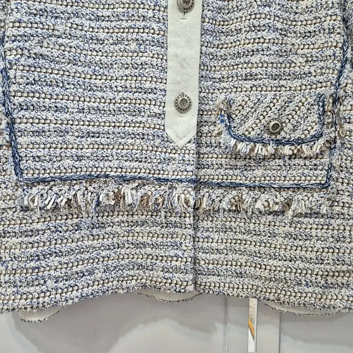 [BUNJANG] Time Tweed Jacket / 타임 반팔 트위드 자켓