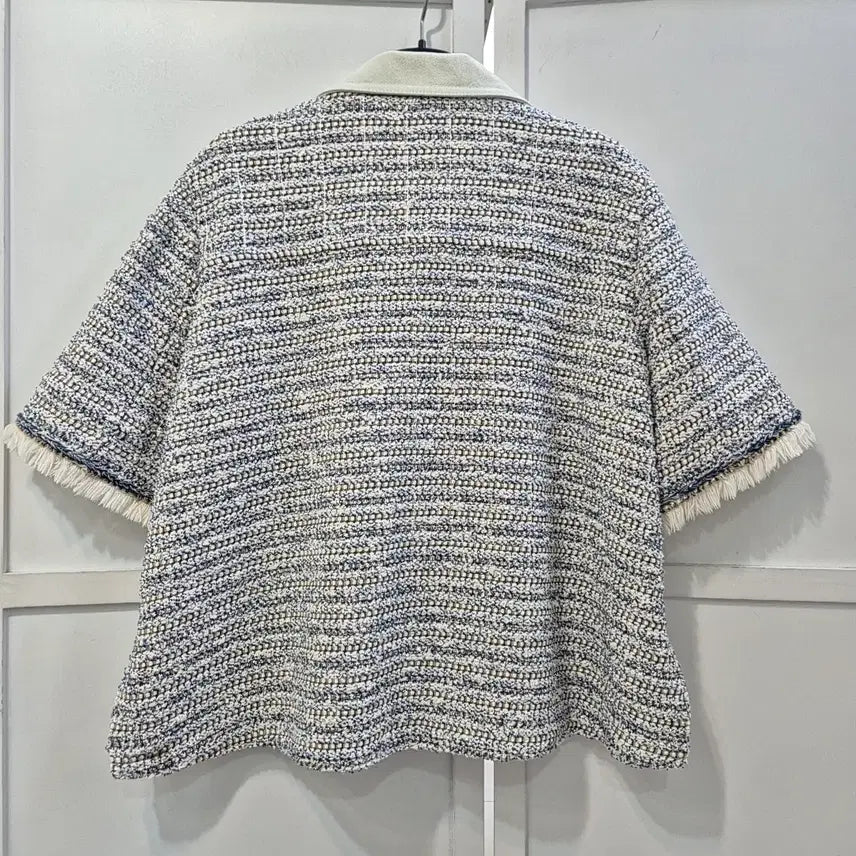 [BUNJANG] Time Tweed Jacket / 타임 반팔 트위드 자켓