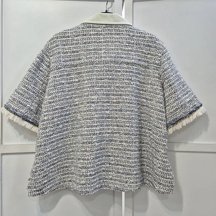 [BUNJANG] Time Tweed Jacket / 타임 반팔 트위드 자켓