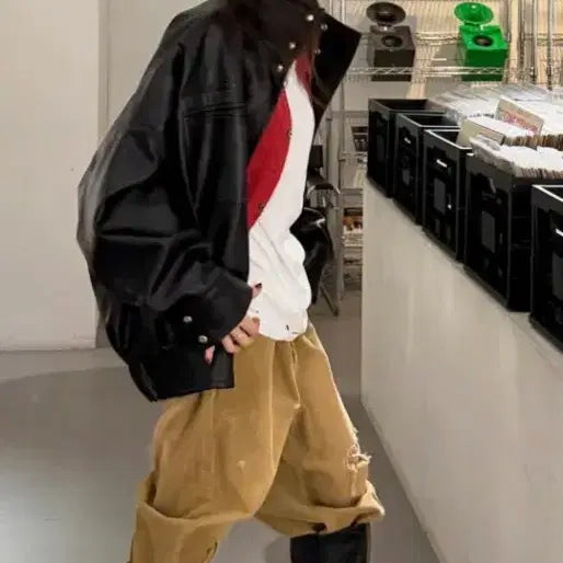 [BUNJANG] Allrights Mika Leather Jacket / 올라이츠 미카 가죽자켓/올라이츠 가죽자켓