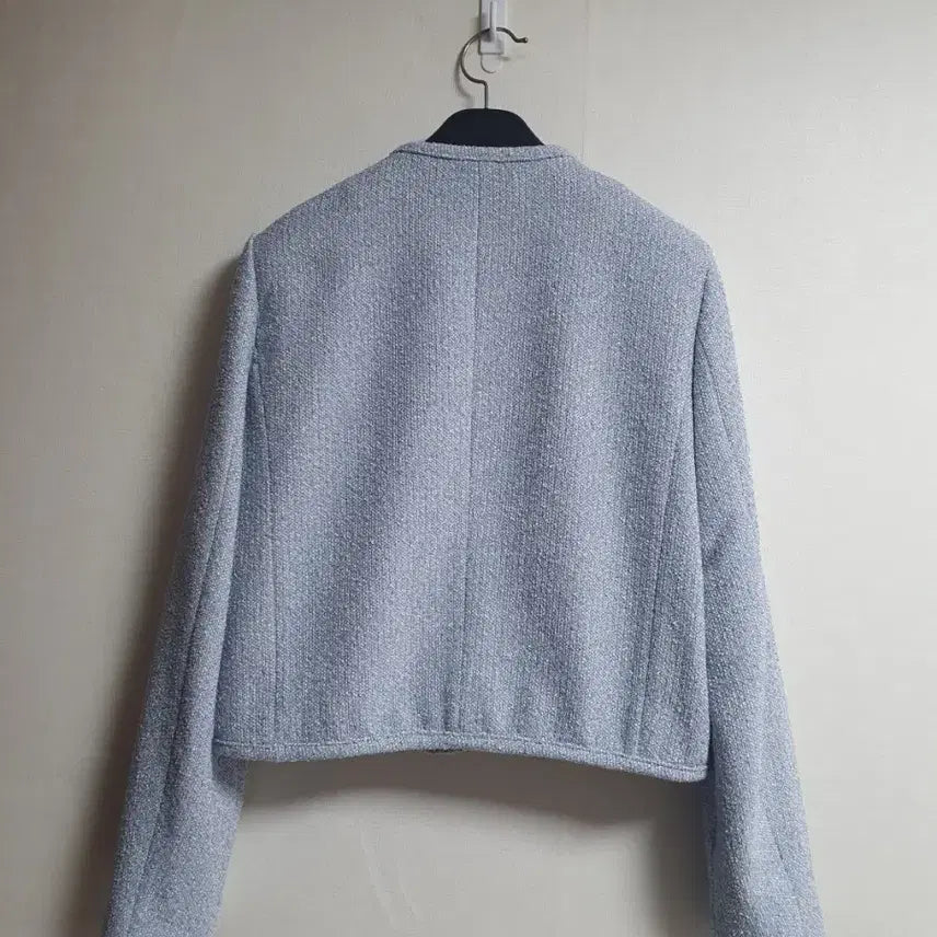 [BUNJANG] MIXXO Tweed Jacket - Light Blue - Size M / MIXXO 트위드 자켓 M  연하늘색 봄자켓