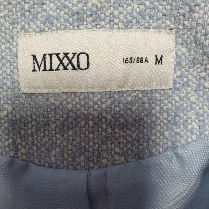 [BUNJANG] MIXXO Tweed Jacket - Light Blue - Size M / MIXXO 트위드 자켓 M  연하늘색 봄자켓