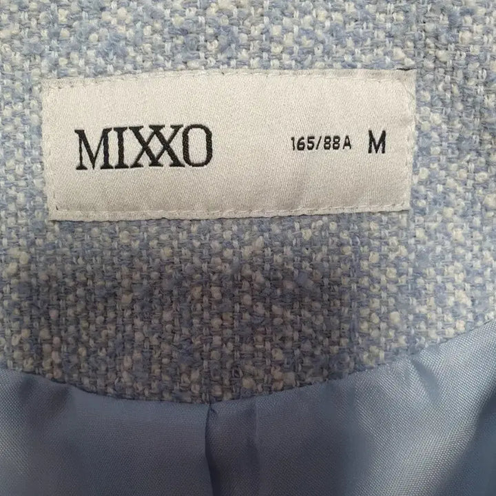 [BUNJANG] MIXXO Tweed Jacket - Light Blue - Size M / MIXXO 트위드 자켓 M  연하늘색 봄자켓