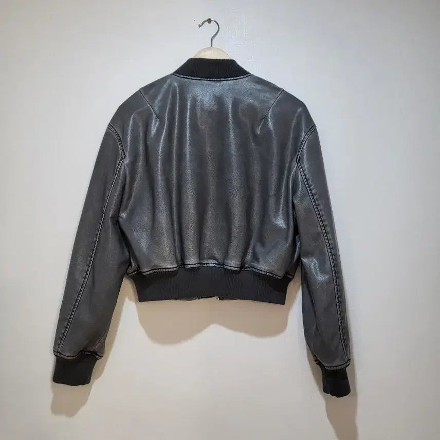[BUNJANG] ZARA Leather Crop Jacket / 자라 레더 크롭 자켓