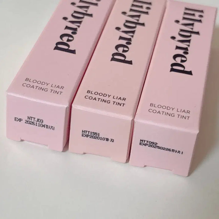 [BUNJANG] Lilybyred Old Version Coating Tint Bundle Set / 미개봉 새상품)릴리바이레드 구버전 앙큼라이어 코팅틴트 수줍은 복숭아인척