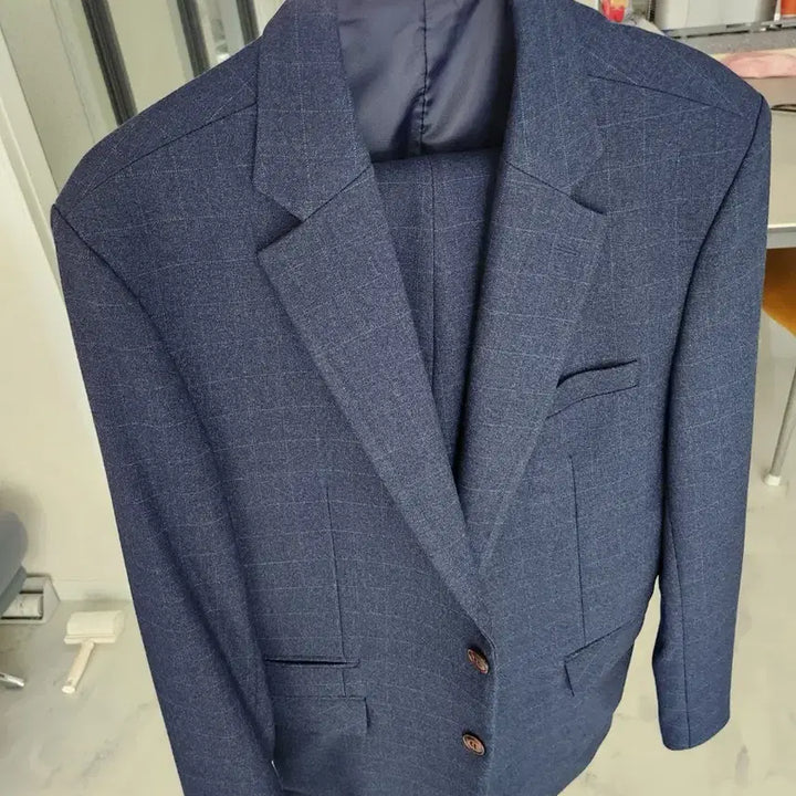 [BUNJANG] Navy Check Suit / 정장 팔아요
