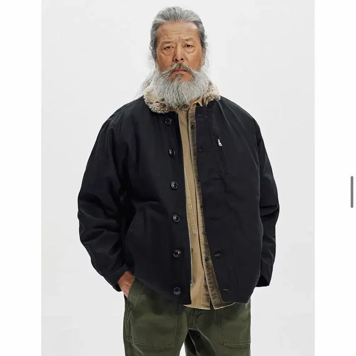 [BUNJANG] Prizmworks Deck Jacket Black L / 프리즘웍스 덱자켓 블랙 L 새상품급