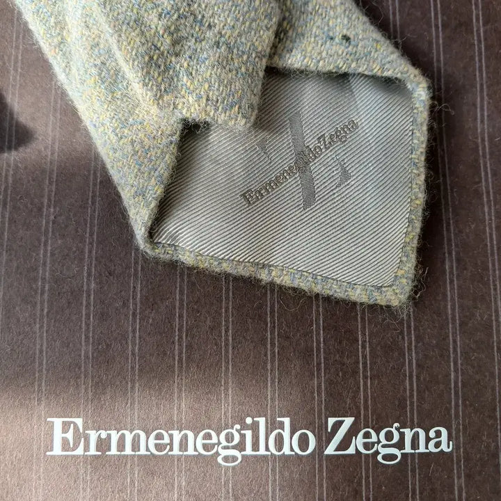 [BUNJANG] Zegna Wool Tie Mint 9.5cm / 에르메네질도 제냐 울 넥타이 민트 컬러 9.5cm A+등급 a19717