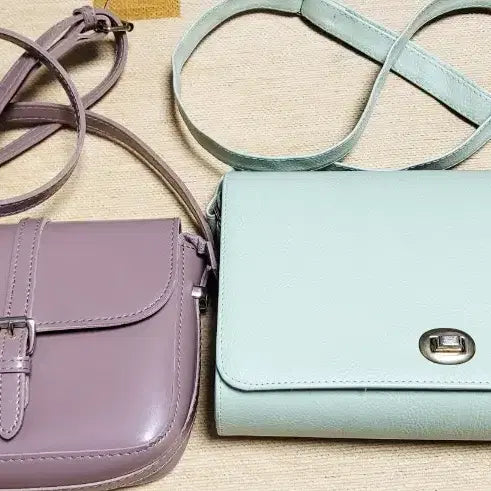 [BUNJANG] Crossbody Bag (Lavender, Mint) / (기간한정할인)크로스백 2종 (라벤더, 민트)