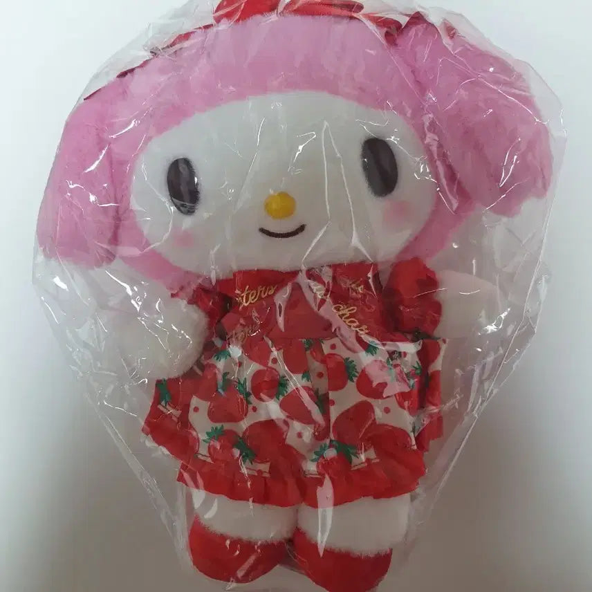 [BUNJANG] Ichigo Shinbun My Melody Plush Doll / 이치고신문 50주년 마이멜로디인형