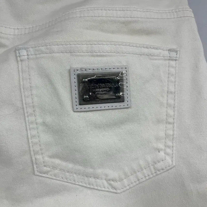 [SOLD OUT] 돌체앤가바나 화이트 진 여성 40사이즈
