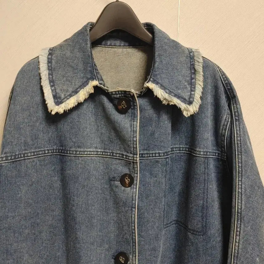 [BUNJANG] Object Denim Long Jacket / 오브제 데님 롱쟈켓