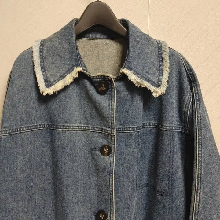 [BUNJANG] Object Denim Long Jacket / 오브제 데님 롱쟈켓