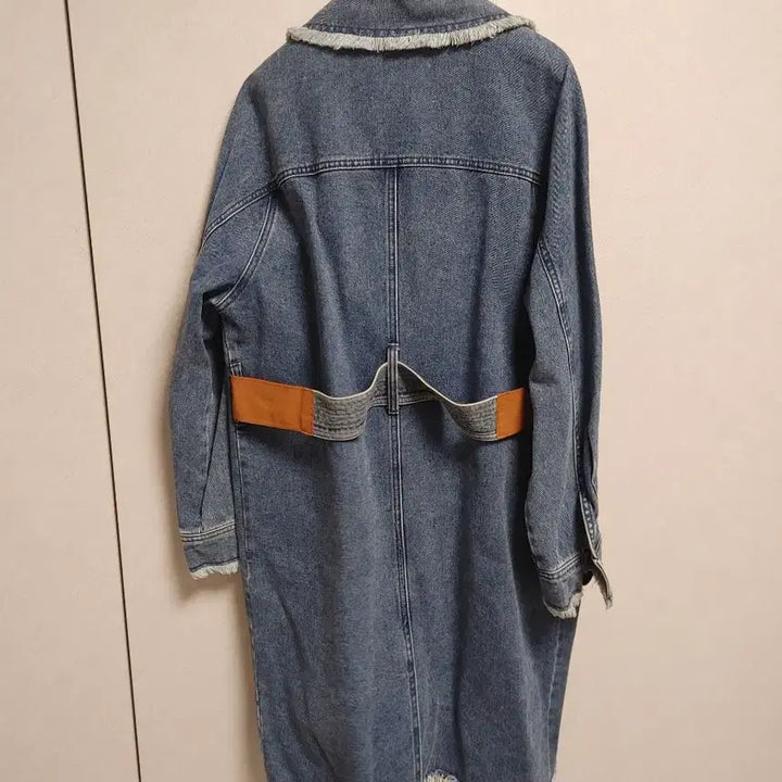 [BUNJANG] Object Denim Long Jacket / 오브제 데님 롱쟈켓