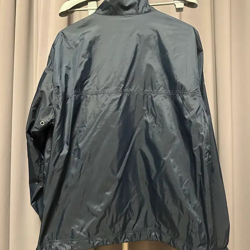 [BUNJANG] thisisneverthat Nylon Jacket Navy L (Used) / 디스이즈네버댓 나일론 자켓 바람막이 네이비 L(1회착용)