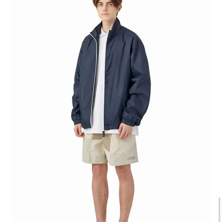 [BUNJANG] thisisneverthat Nylon Jacket Navy L (Used) / 디스이즈네버댓 나일론 자켓 바람막이 네이비 L(1회착용)