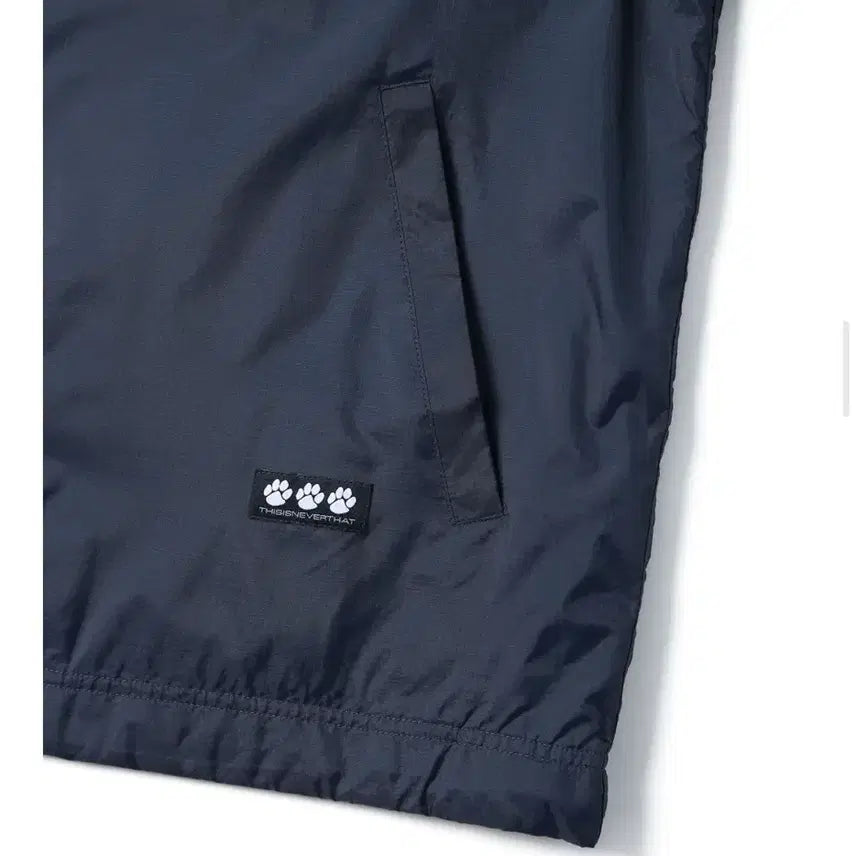 [BUNJANG] thisisneverthat Nylon Jacket Navy L (Used) / 디스이즈네버댓 나일론 자켓 바람막이 네이비 L(1회착용)
