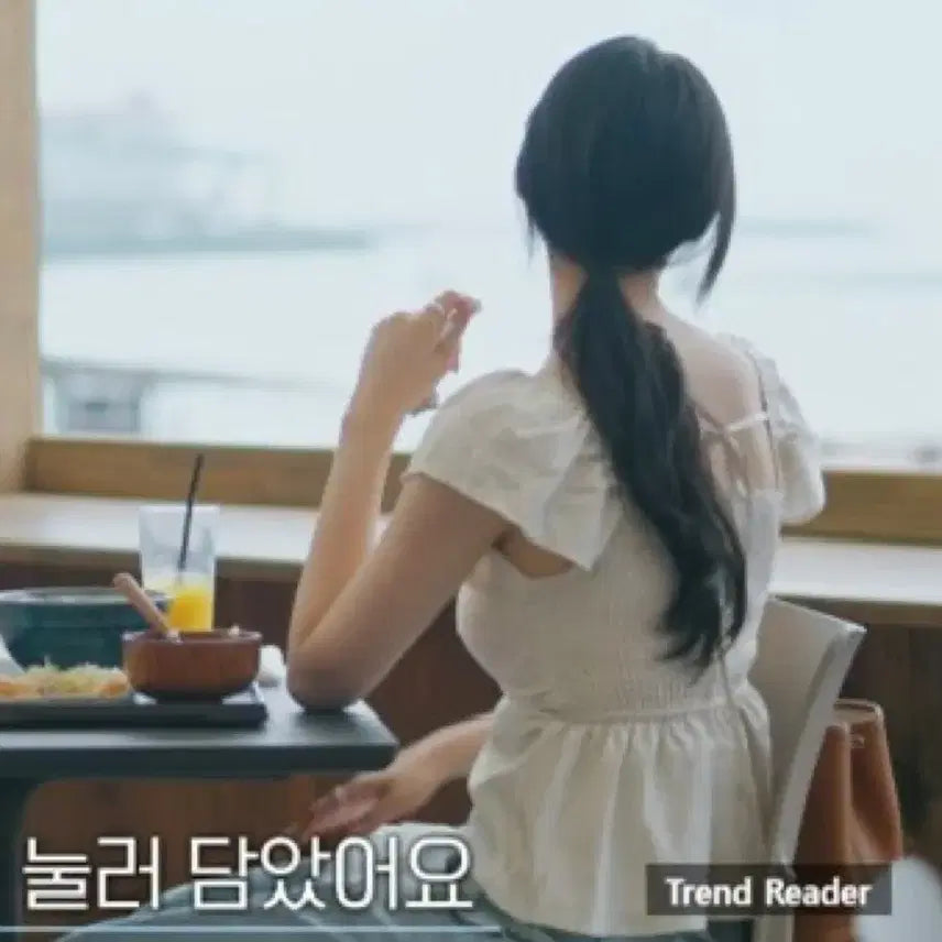 [BUNJANG] Unbranded Square Neck Linen Blouse / [ 환승 블라우스 ] 스퀘어넥 린넨 날개 블라우스