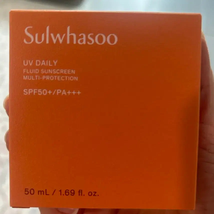 [BUNJANG] Sulwhasoo UV Daily Fluid Sunscreen SPF50+ / 설화수 UV 데일리 플루이드 선스크린 SPF50+