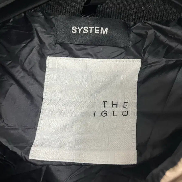 [BUNJANG] SYSTEM Goose Down Dogleu Padding Cape / SYSTEM 시스템 구스다운 더글루 패딩 케이프