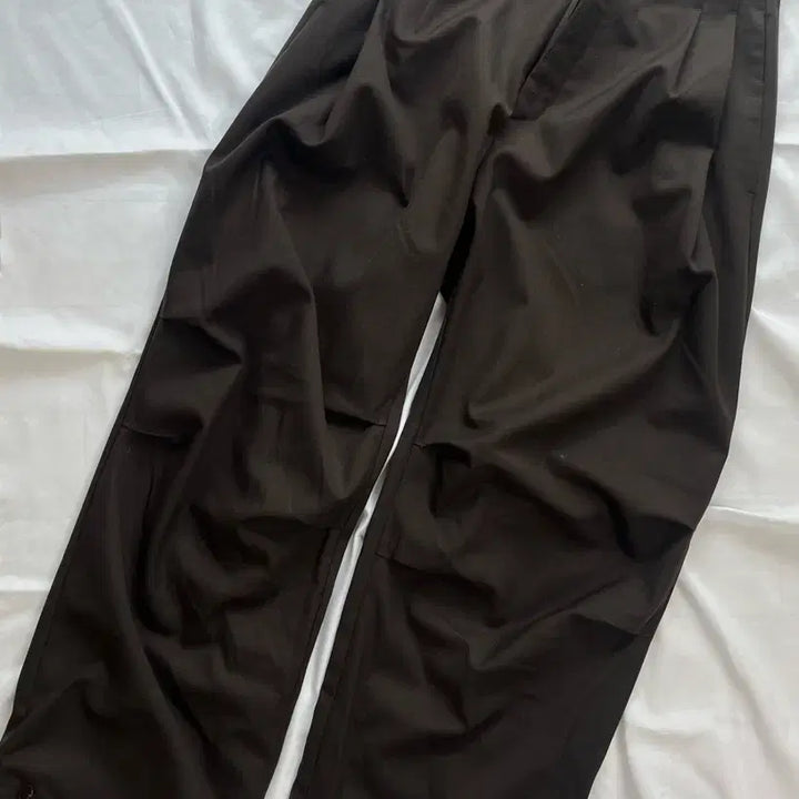 [BUNJANG] Inspector 804 Wool Parachute Pants / 28) 인스펙터 804 울 파라슈트 팬츠 다크 브라운