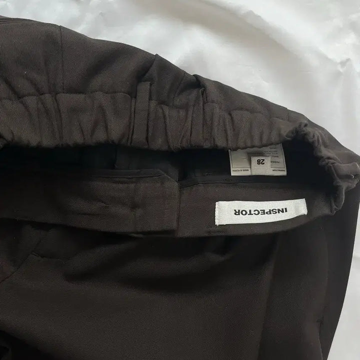 [BUNJANG] Inspector 804 Wool Parachute Pants / 28) 인스펙터 804 울 파라슈트 팬츠 다크 브라운