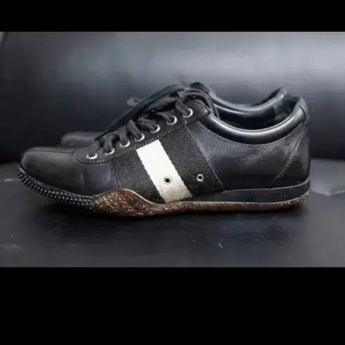 [BUNJANG] Bally Leather &amp; Canvas Stripe Sneakers / BALLY(발리) 정품 스니커즈 235~240