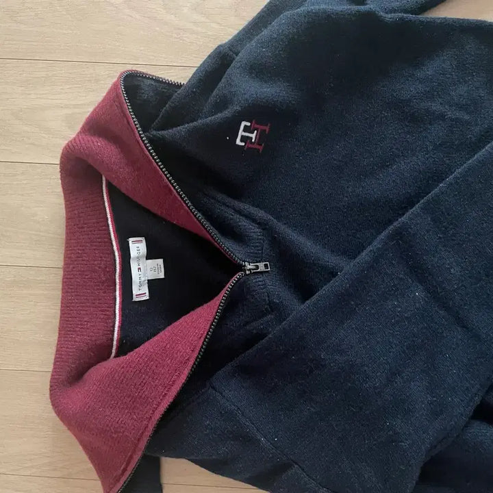 [BUNJANG] Tommy Hilfiger Knit Zip-up Cardigan / 타미힐피거 니트집업